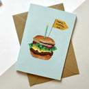Burger Birthday Greeting Card