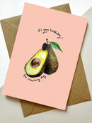 Avo Smashing Birthday Greeting Card