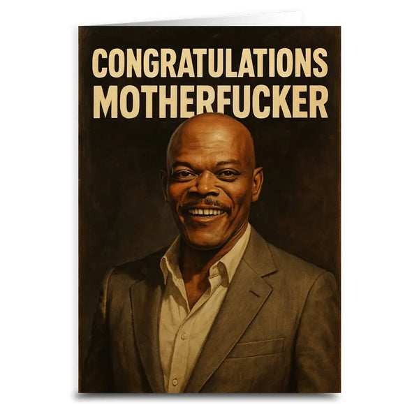 Congratulations Motherfucker Card