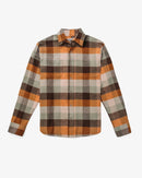 Plaid Cotton Flannel Shirt
