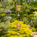 Hand Painted Porcelain Bucket Rain Chain