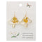 Vintage Mushroom Pressed Flower Earrings