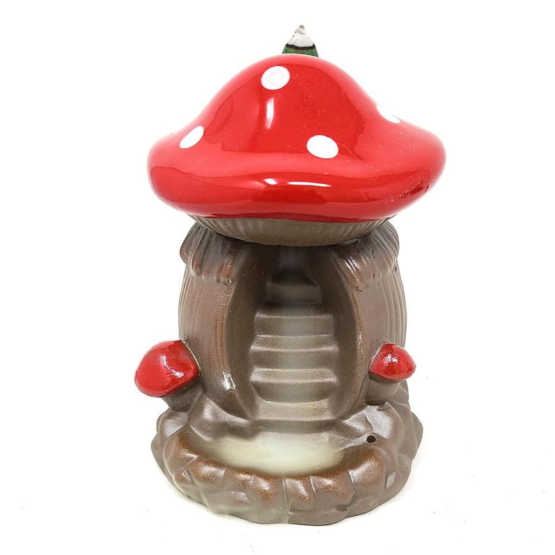 Mushroom House Backflow Cone Incense Burner