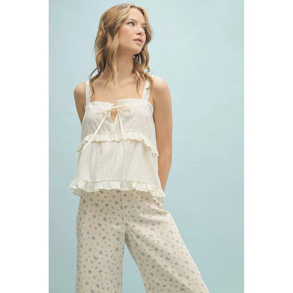Ruffle Tiered Cami Top