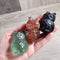 Hand-Carved Fluorite Figure - Owl