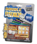 DOUBLE DOWN - Casino Night Fake Scratch Off Cards (5 tickets)