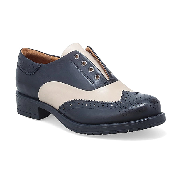 Peabody- Black/Cream