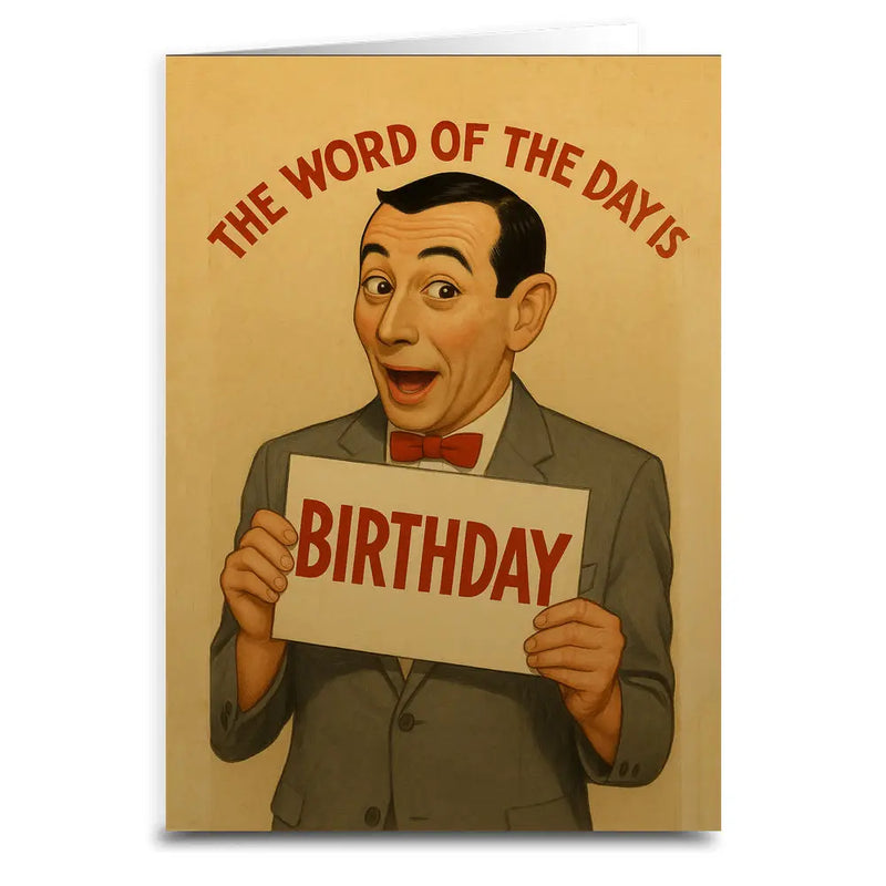 Word Of The Day - Birthday Card