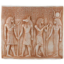 Egyptian Anubis and Isis Plaque - 10"