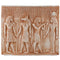 Egyptian Anubis and Isis Plaque - 10"