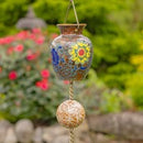 Hand Painted Porcelain "Terravinna" Rain Chain