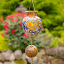 Hand Painted Porcelain "Terravinna" Rain Chain
