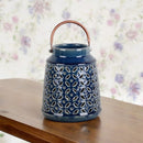 Tatyana Hand-Painted Ceramic Candleholder