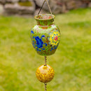 Hand Painted Porcelain "Terravinna" Rain Chain