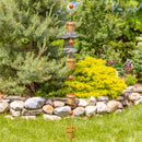 Hand Painted Porcelain Bucket Rain Chain