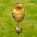 Hand Painted Porcelain "Terravinna" Rain Chain