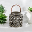 Tatyana Hand-Painted Ceramic Candleholder