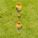 Hand Painted Porcelain "Terravinna" Rain Chain