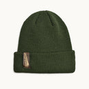 Green Wool Blend Beanie