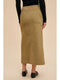 Stretch Twill Pencil Skirt