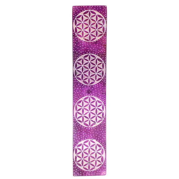 Purple Flower of Life Incense Sled