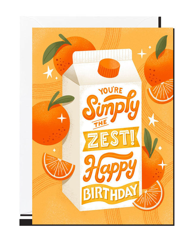 Birthday Zest Greeting Card
