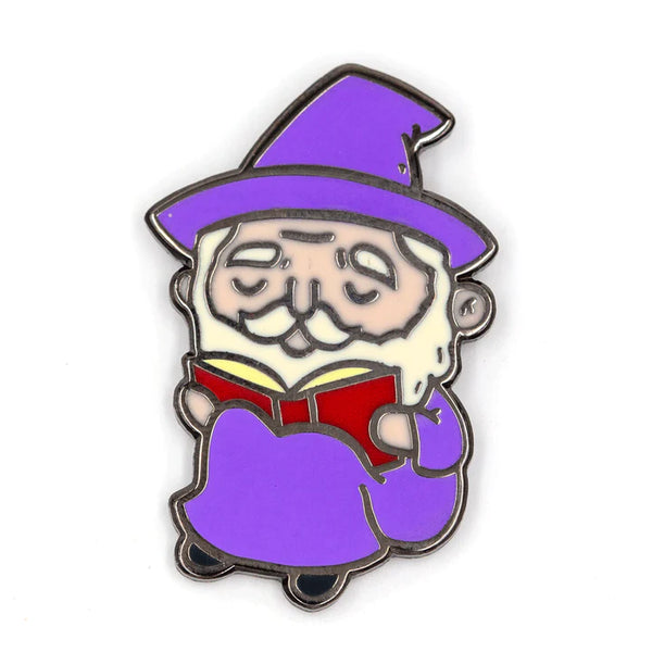 Reading Wizard Enamel Pin