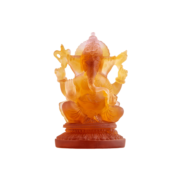 Amber Ganesha Lamp