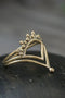 Baizaar Brass Double Crown Ring