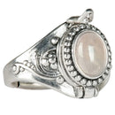Adjustable Rose Quartz Poison Ring