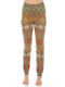 Fair Isle Mushroom Sweater Leggings- Sage