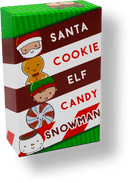 Santa Cookie Elf Candy Snowman Card Game