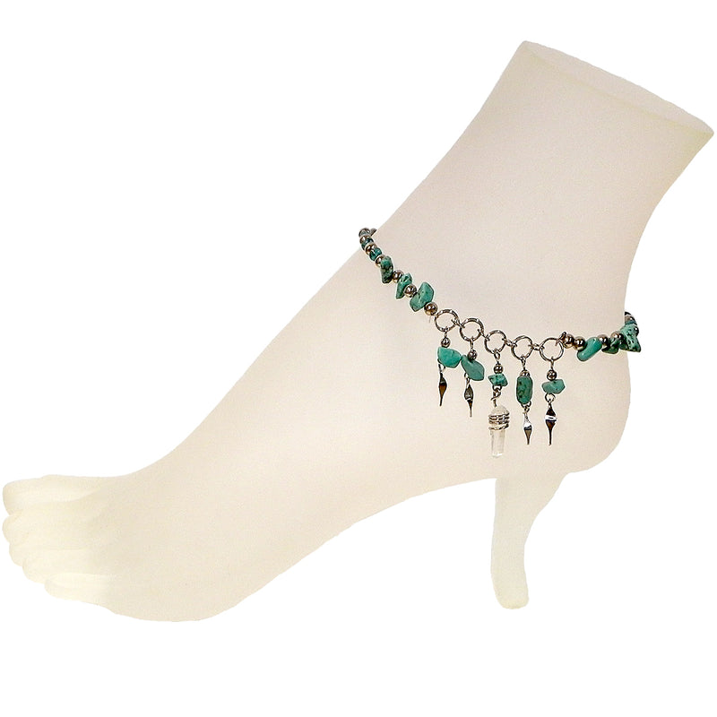 “SHAKIRA” STYLE CRYSTAL ANKLETS