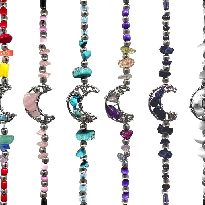 "Shakira" Style Chip Bracelet With Wire Moon