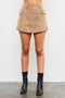 Flare skort cinnamon