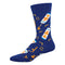 Squeeze Da Cheese Socks - Blue