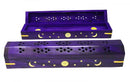 Celestial Coffin Incense Burner Box - Violet