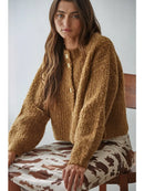 Knit Sweater Polyester Acrylic Wool Spandex Cardigan