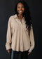 Tan Super Soft Button Up