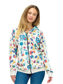 Zip-Up Hoodie Animals & Floral