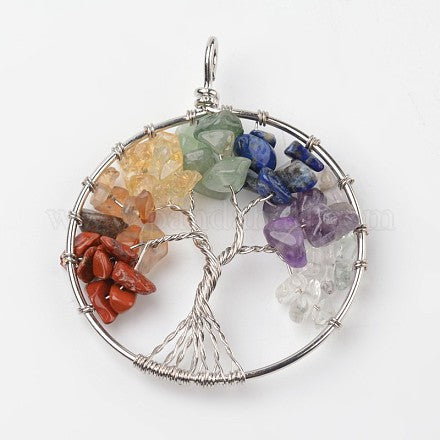 Chakra Tree of Life Keychain