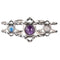 Triple Moon Triangle Rings