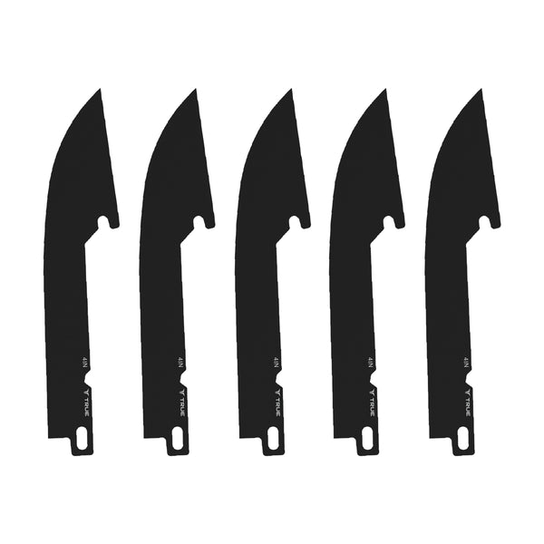 4" Drop Point 5 Pack Replacement Blades