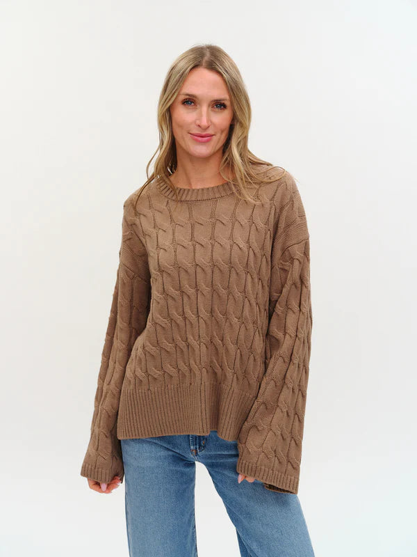 Willow Sweater- Taupe