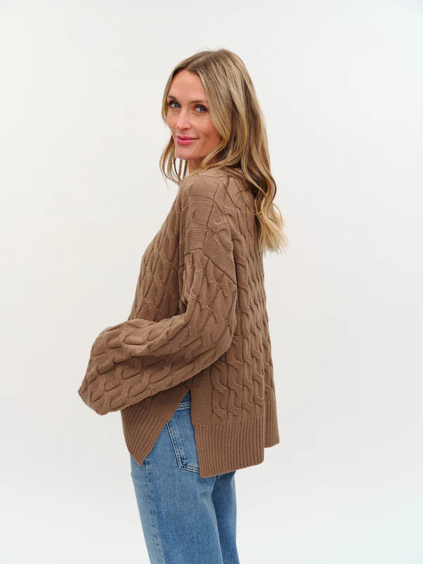 Willow Sweater- Taupe