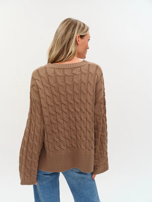 Willow Sweater- Taupe