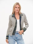 Mixed Media Denim Jacket- Clarissa