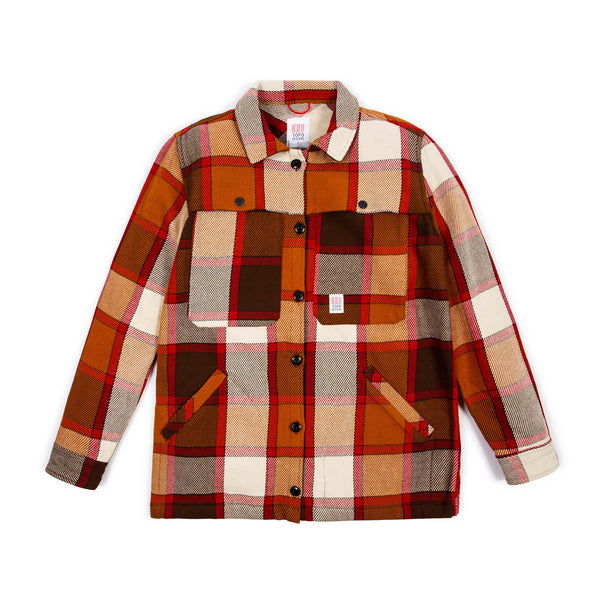 Mountain Shirt Jacket-  Brown / Natural Plaid