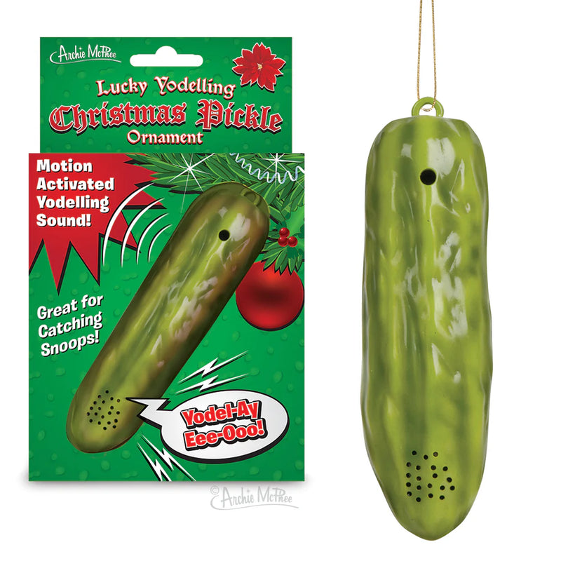 Yodeling Pickle Ornament