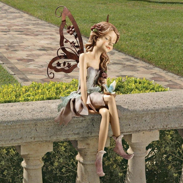 Fannie The Fairy Sitting Statue